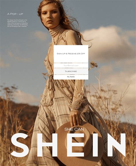 shein online shop.